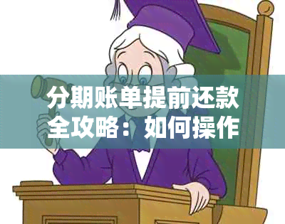 分期账单提前还款全攻略：如何操作、提前还款利息计算方法及注意事项