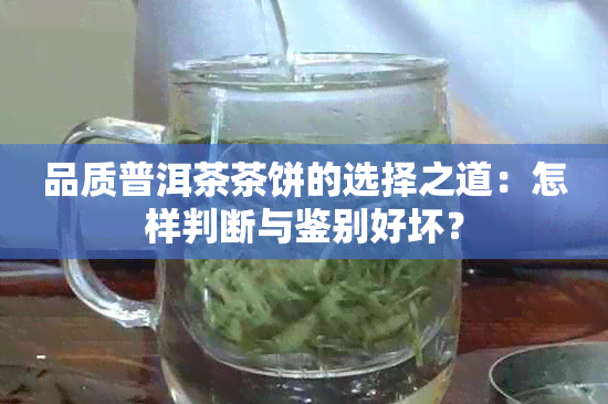 品质普洱茶茶饼的选择之道：怎样判断与鉴别好坏？