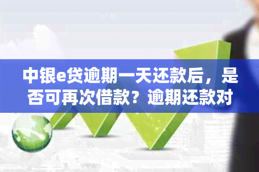 中银e贷逾期一天还款后，是否可再次借款？逾期还款对系统的影响如何？