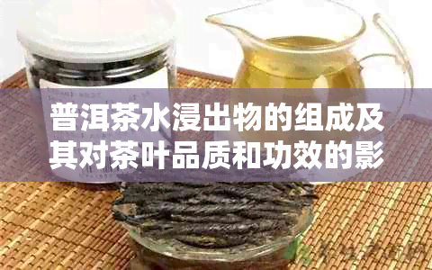 普洱茶水浸出物的组成及其对茶叶品质和功效的影响：一篇全面的解析