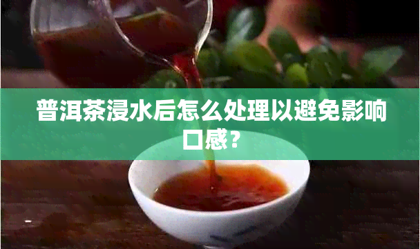 普洱茶浸水后怎么处理以避免影响口感？