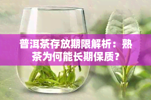 普洱茶存放期限解析：熟茶为何能长期保质？