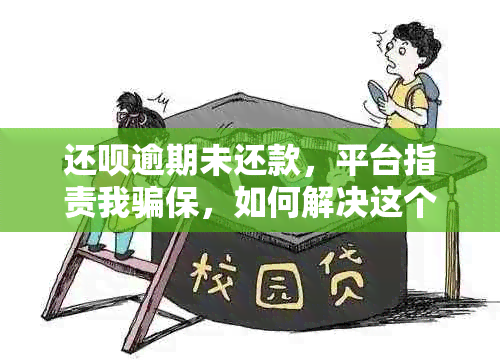 还呗逾期未还款，平台指责我骗保，如何解决这个问题？