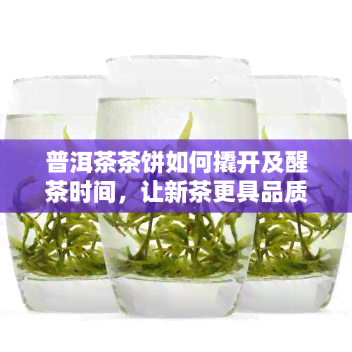 普洱茶茶饼如何撬开及醒茶时间，让新茶更具品质与口感