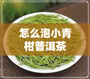 怎么泡小青柑普洱茶