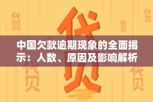 中国欠款逾期现象的全面揭示：人数、原因及影响解析