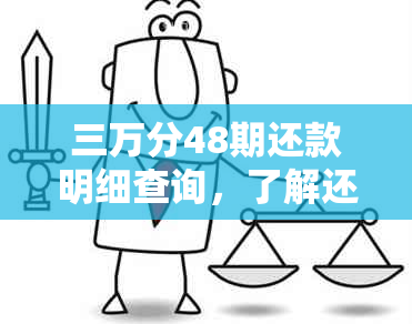 三万分48期还款明细查询，了解还剩余款项及相关费用