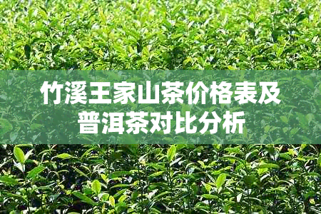 竹溪王家山茶价格表及普洱茶对比分析