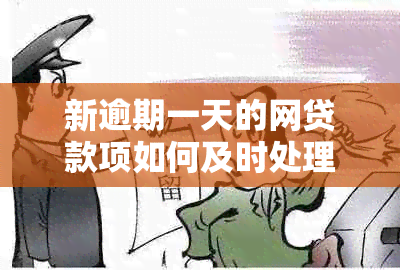 新逾期一天的网贷款项如何及时处理？忘记还款后该如何办理？