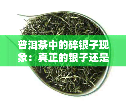 普洱茶中的碎银子现象：真正的银子还是误解？