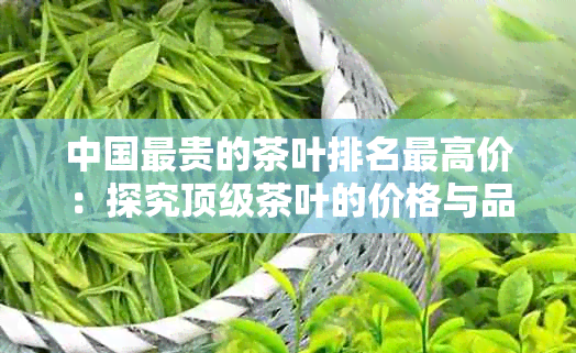 中国最贵的茶叶排名更高价：探究顶级茶叶的价格与品质