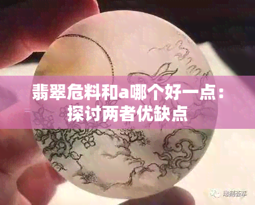 翡翠危料和a哪个好一点：探讨两者优缺点