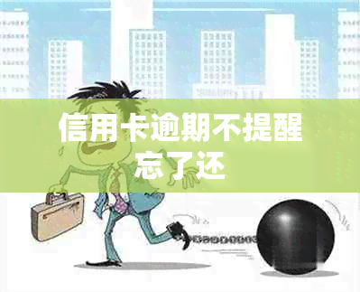 信用卡逾期不提醒忘了还