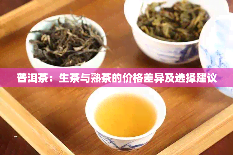 普洱茶：生茶与熟茶的价格差异及选择建议