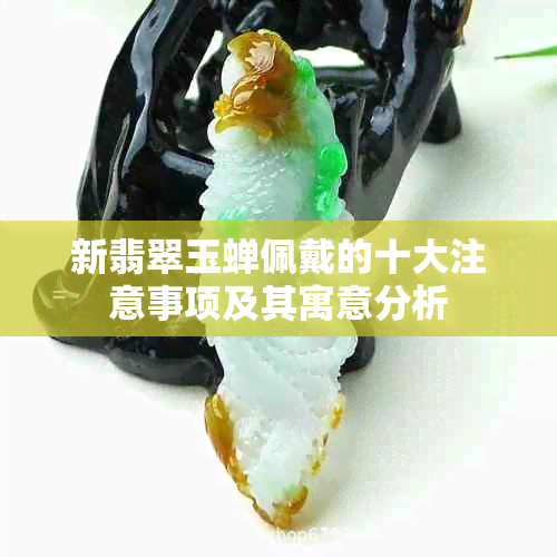 新翡翠玉蝉佩戴的十大注意事项及其寓意分析