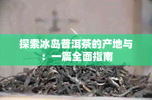 探索冰岛普洱茶的产地与：一篇全面指南