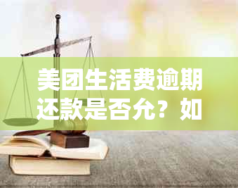 美团生活费逾期还款是否允？如何避免逾期以及相关后果？