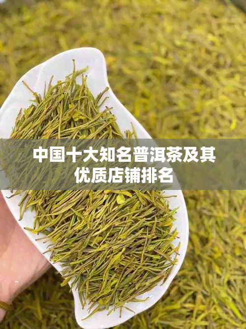 中国十大知名普洱茶及其优质店铺排名