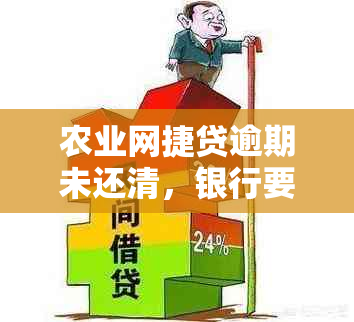 农业网捷贷逾期未还清，银行要求提前还款解决违规问题