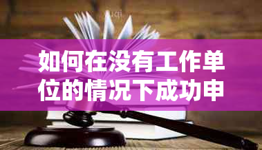 如何在没有工作单位的情况下成功申请网贷：详细步骤与技巧