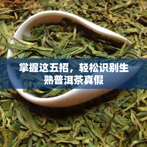 掌握这五招，轻松识别生熟普洱茶真假