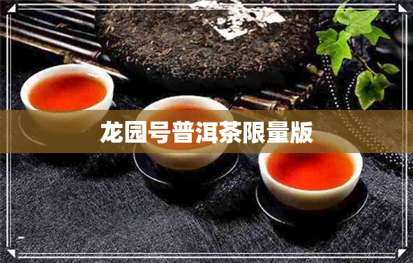 龙园号普洱茶限量版