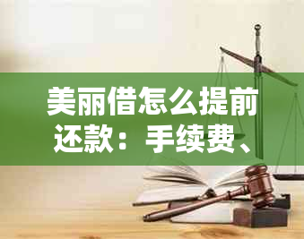 美丽借怎么提前还款：手续费、利息与额度提升全解析