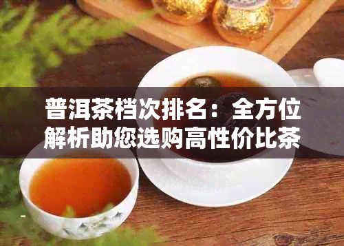 普洱茶档次排名：全方位解析助您选购高性价比茶叶