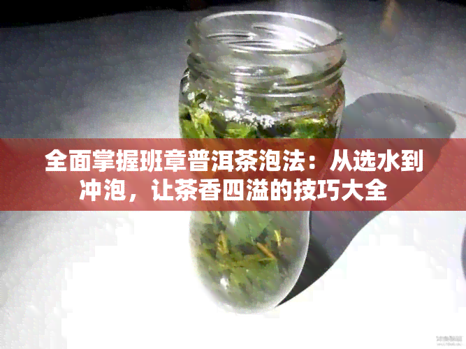 全面掌握班章普洱茶泡法：从选水到冲泡，让茶香四溢的技巧大全