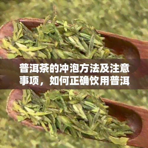 普洱茶的冲泡方法及注意事项，如何正确饮用普洱茶？