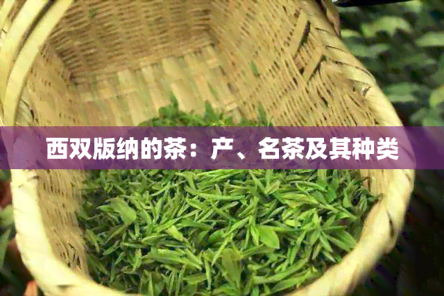 西双版纳的茶：产、名茶及其种类