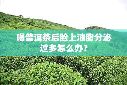 喝普洱茶后脸上油脂分泌过多怎么办？