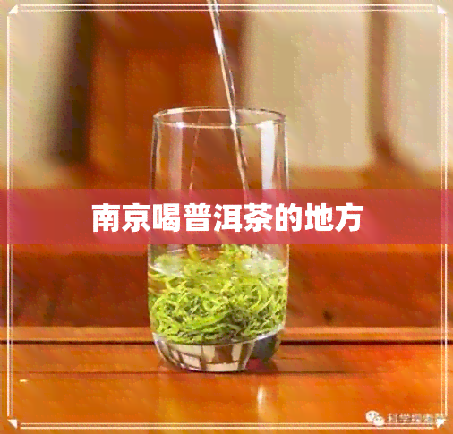 南京喝普洱茶的地方