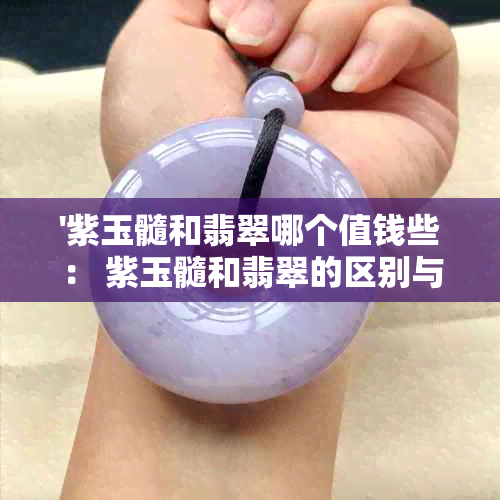 '紫玉髓和翡翠哪个值钱些： 紫玉髓和翡翠的区别与应用'