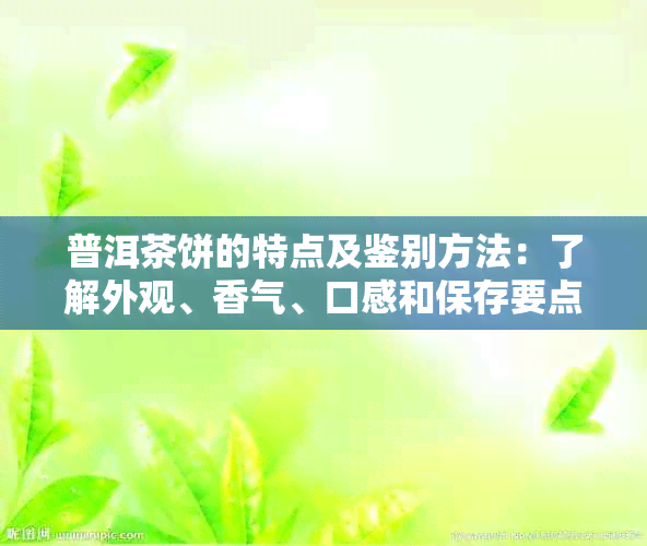 普洱茶饼的特点及鉴别方法：了解外观、香气、口感和保存要点