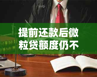 提前还款后微粒贷额度仍不足，原因何在？如何解决？