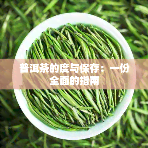 普洱茶的度与保存：一份全面的指南