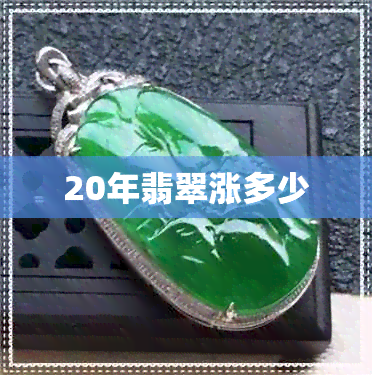 20年翡翠涨多少