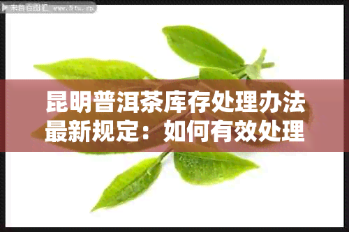 昆明普洱茶库存处理办法最新规定：如何有效处理库存