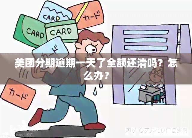 美团分期逾期一天了全额还清吗？怎么办？