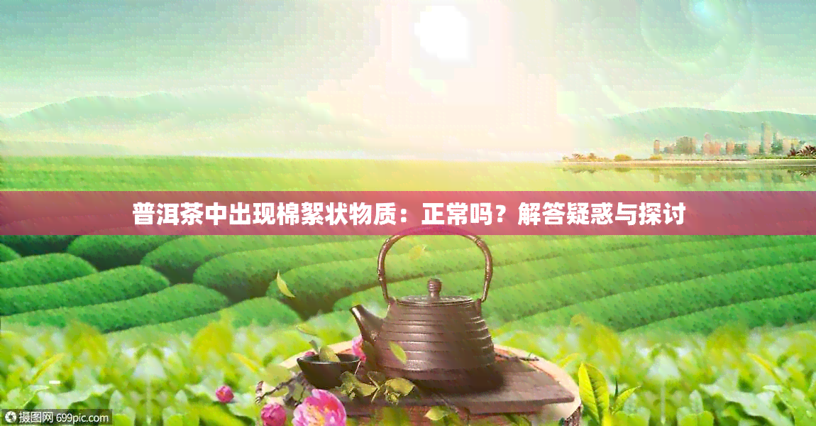 普洱茶中出现棉絮状物质：正常吗？解答疑惑与探讨