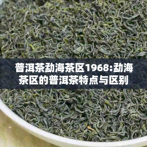 普洱茶勐海茶区1968:勐海茶区的普洱茶特点与区别