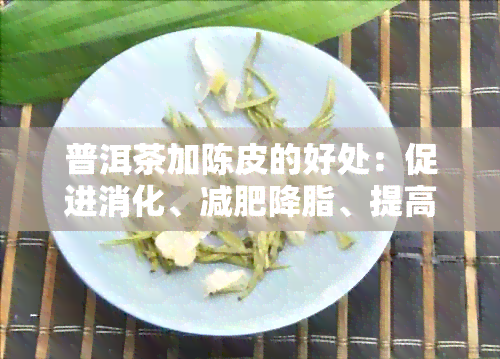 普洱茶加陈皮的好处：促进消化、减肥降脂、提高免疫力等多方面益处详解