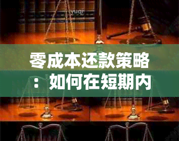 零成本还款策略：如何在短期内成功还清两万负债？