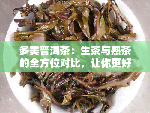 多美普洱茶：生茶与熟茶的全方位对比，让你更好地理解这两种茶的区别