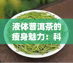 液体普洱茶的瘦身魅力：科学家的新发现和健效益