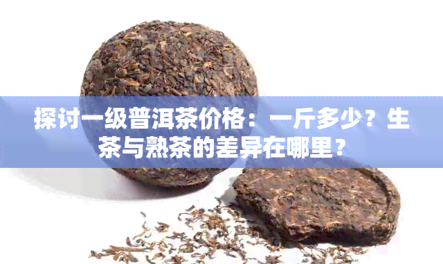 探讨一级普洱茶价格：一斤多少？生茶与熟茶的差异在哪里？