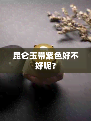 昆仑玉带紫色好不好呢？