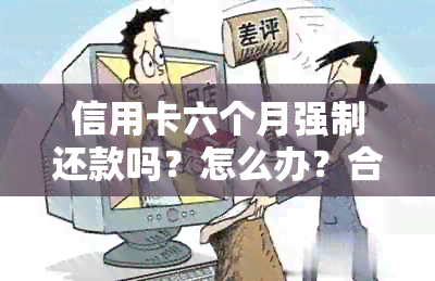 信用卡六个月强制还款吗？怎么办？合法吗？