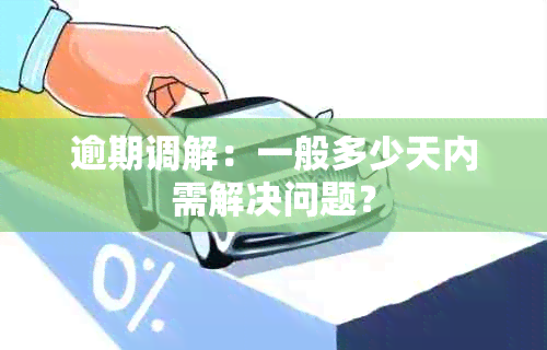 逾期调解：一般多少天内需解决问题？